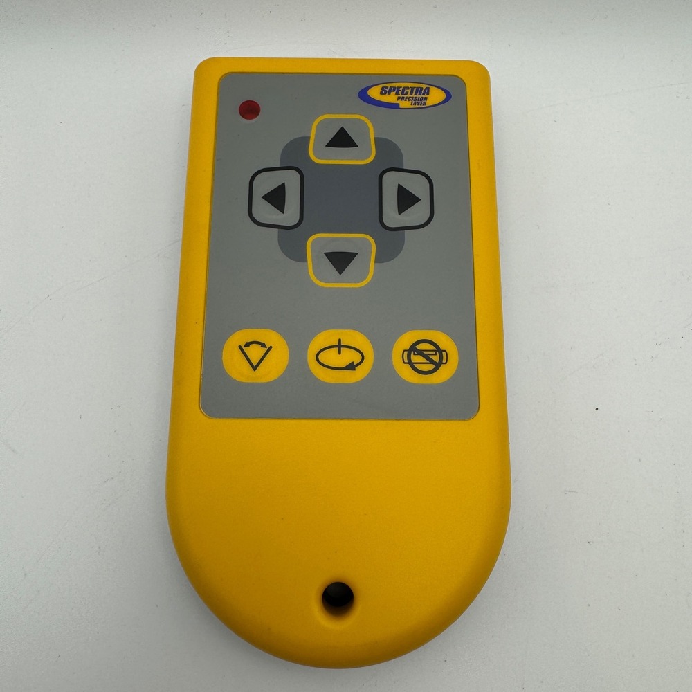Spectra Precision RC601 Remote Control for Laser Levels Yellow Black Handheld